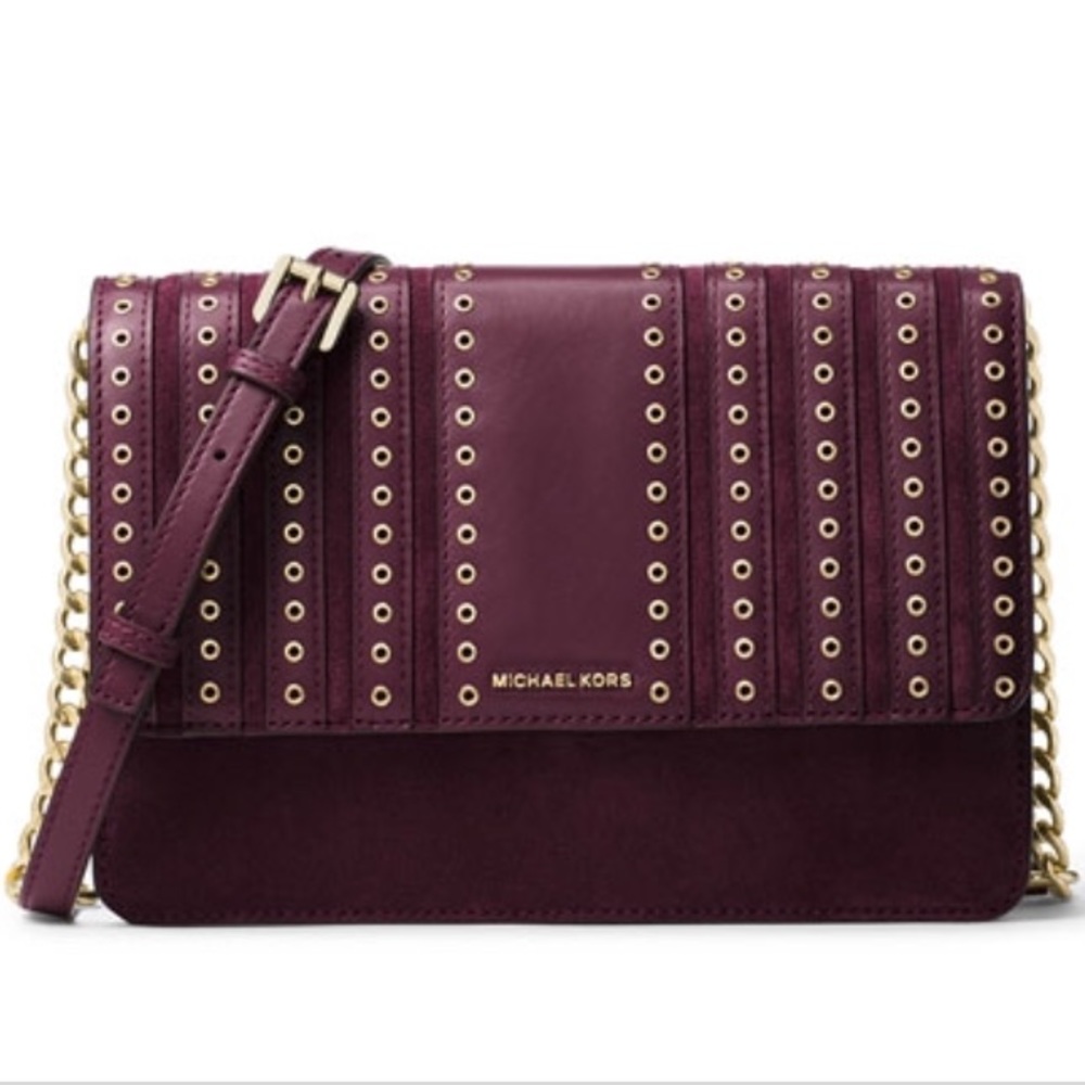 Michael Kors Brooklyn Grommet Large crossbody